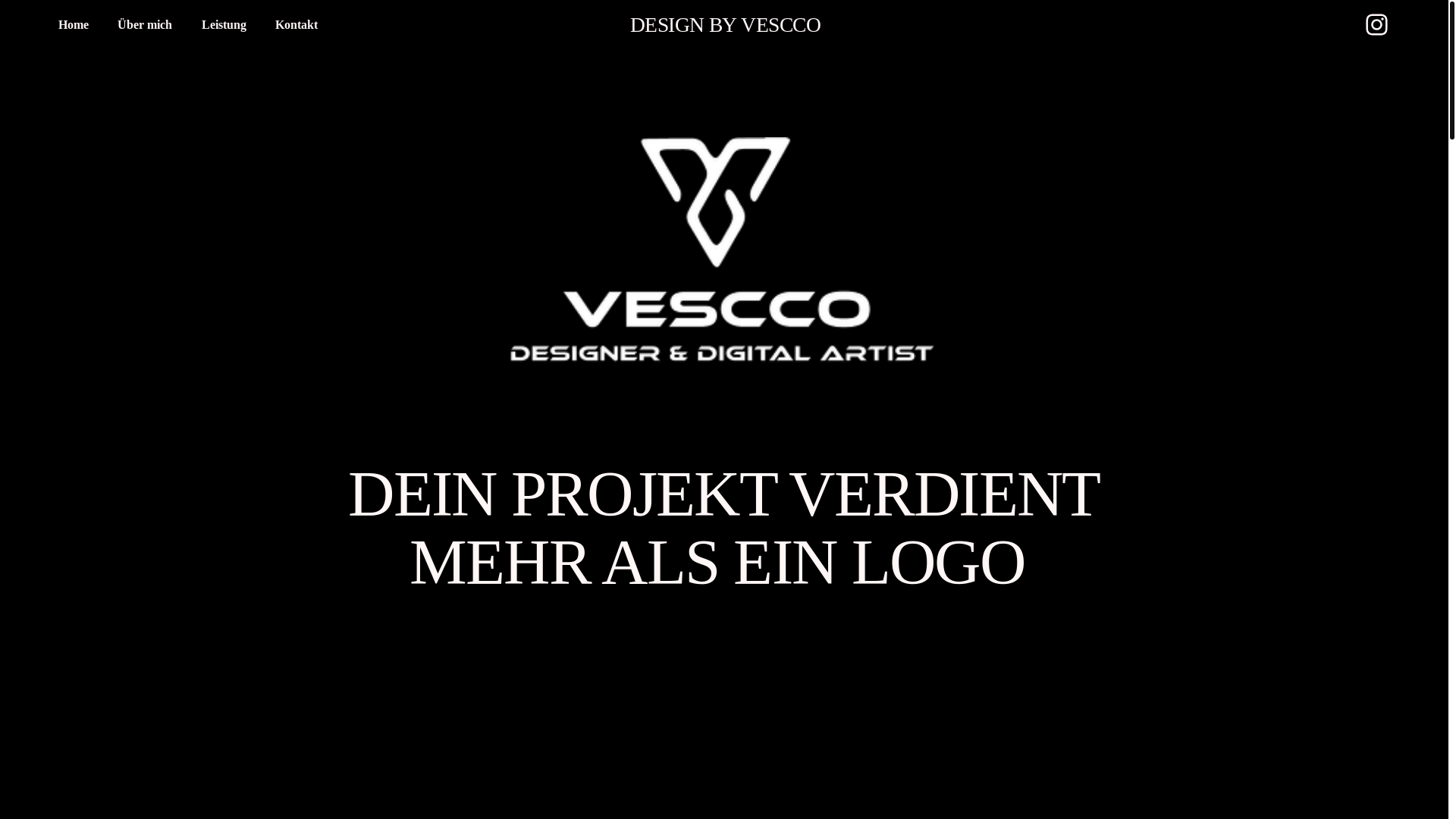 website screenshot of https://designbyvescco.de/