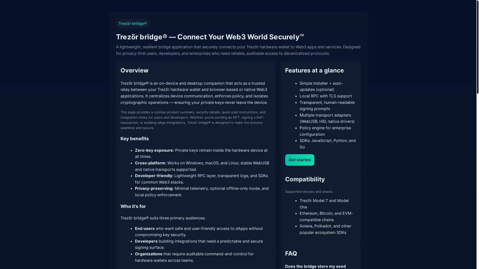 website screenshot of https://faqa-bridge-trzer.pages.dev/