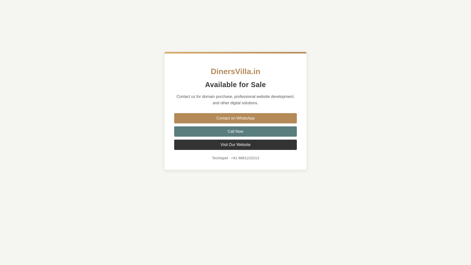 website screenshot of https://dinersvilla-in.pages.dev/
