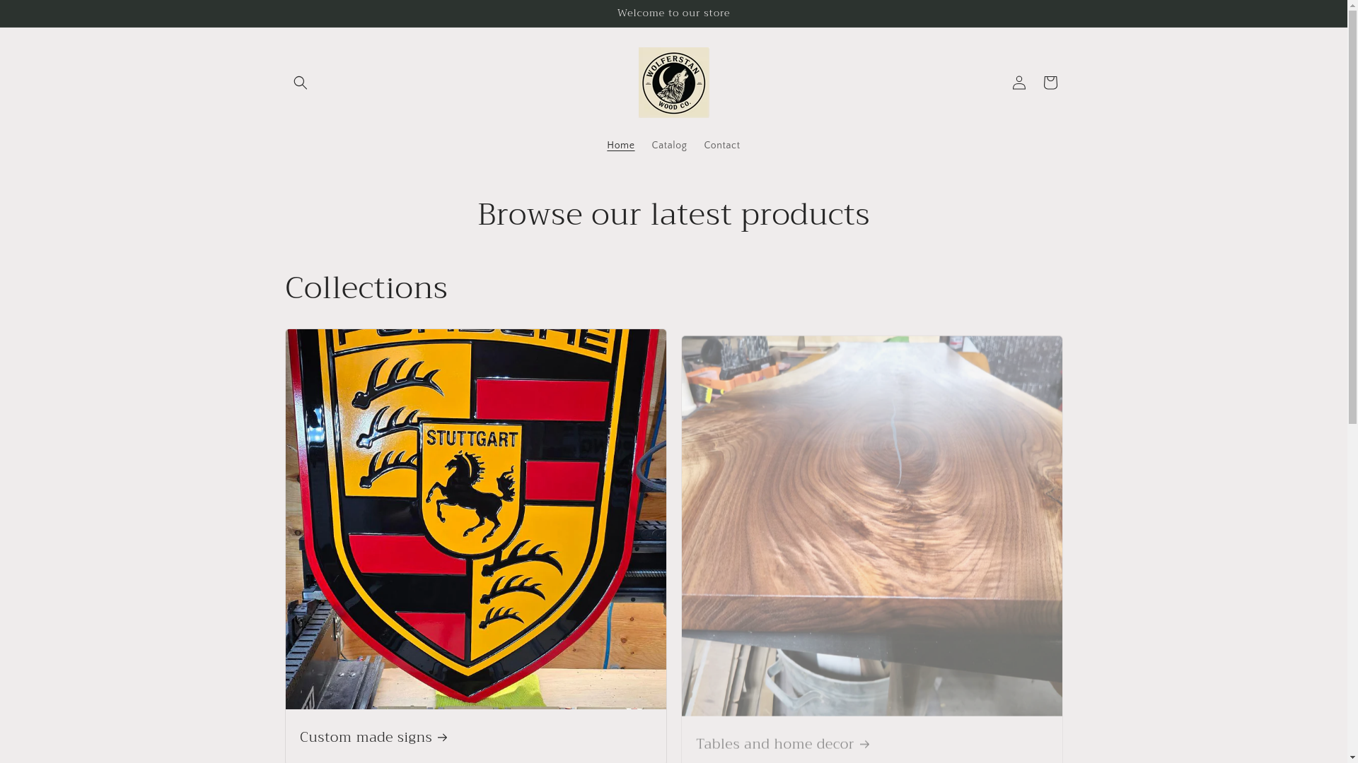 website screenshot of https://wolferstanwoodco.ca/
