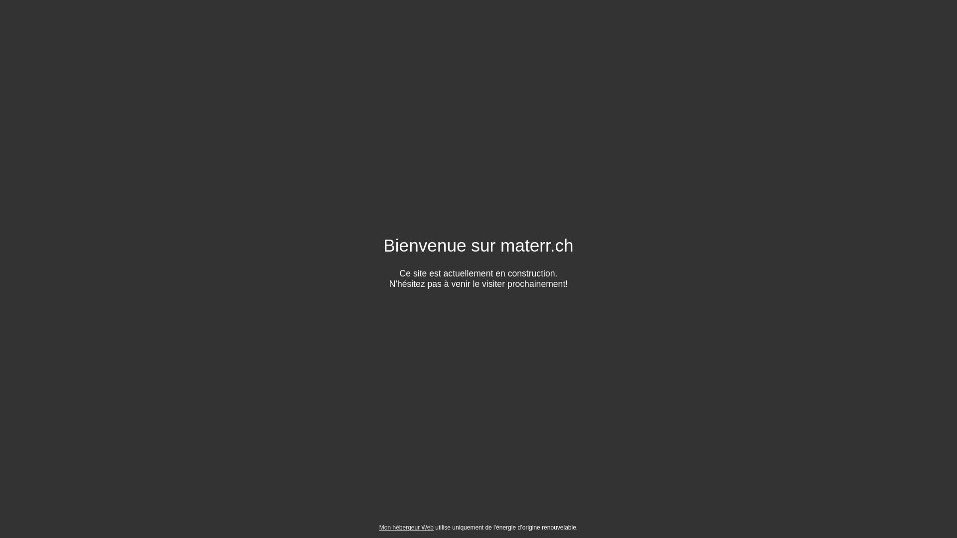 website screenshot of https://materr.ch/