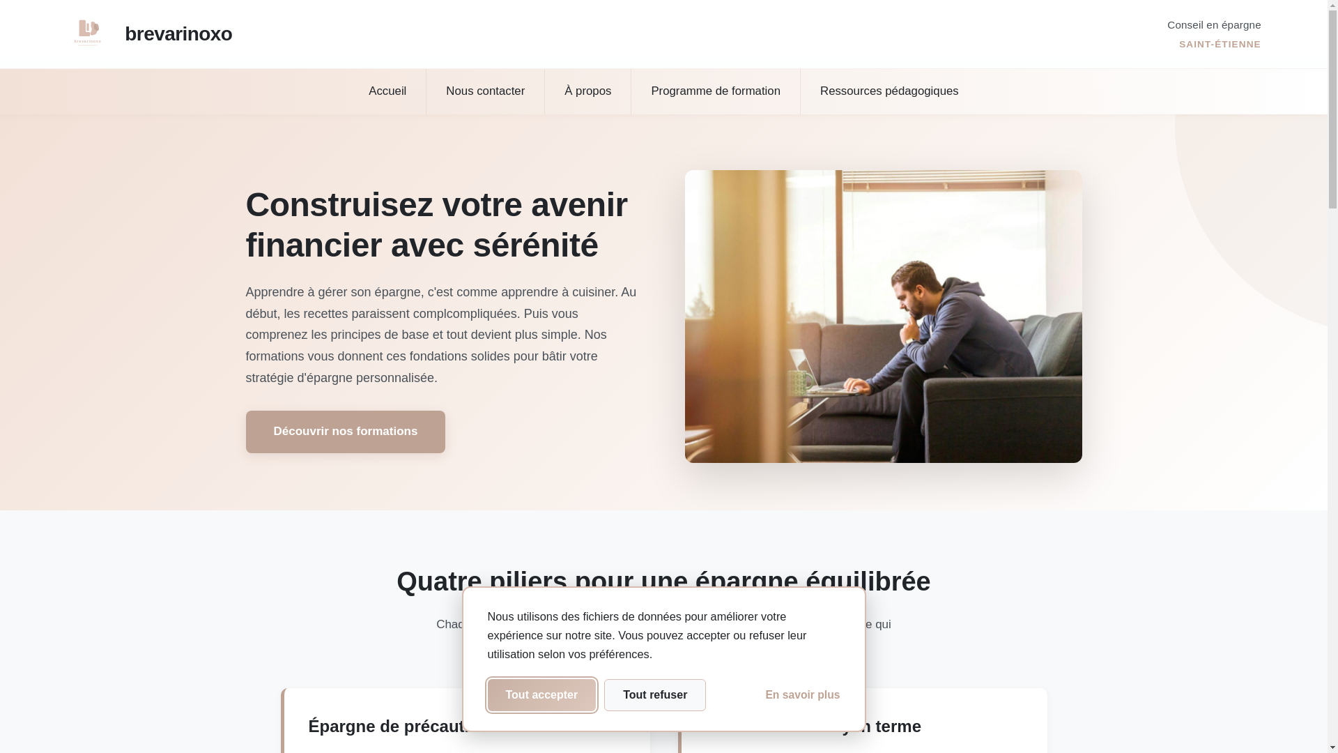 website screenshot of https://brevarinoxo.com/