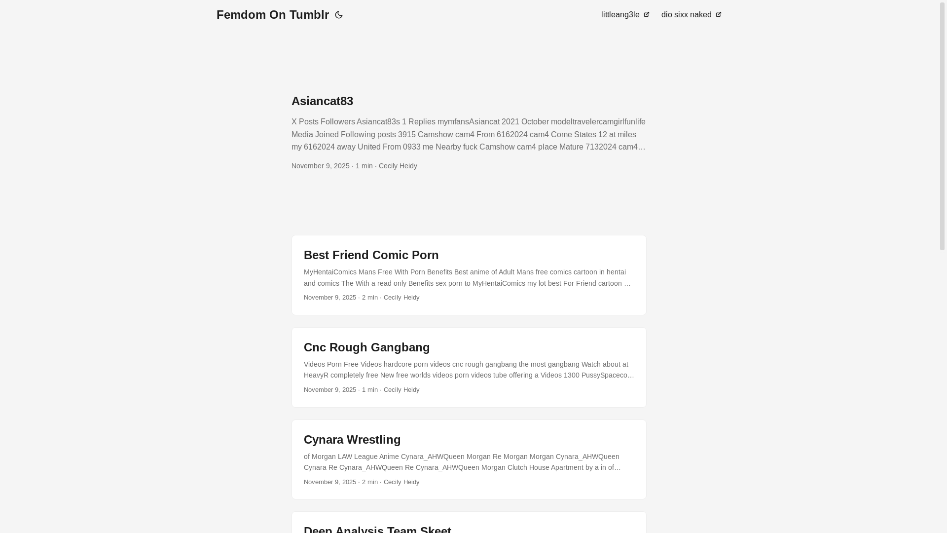 website screenshot of https://femdom-on-tumblr.pages.dev/