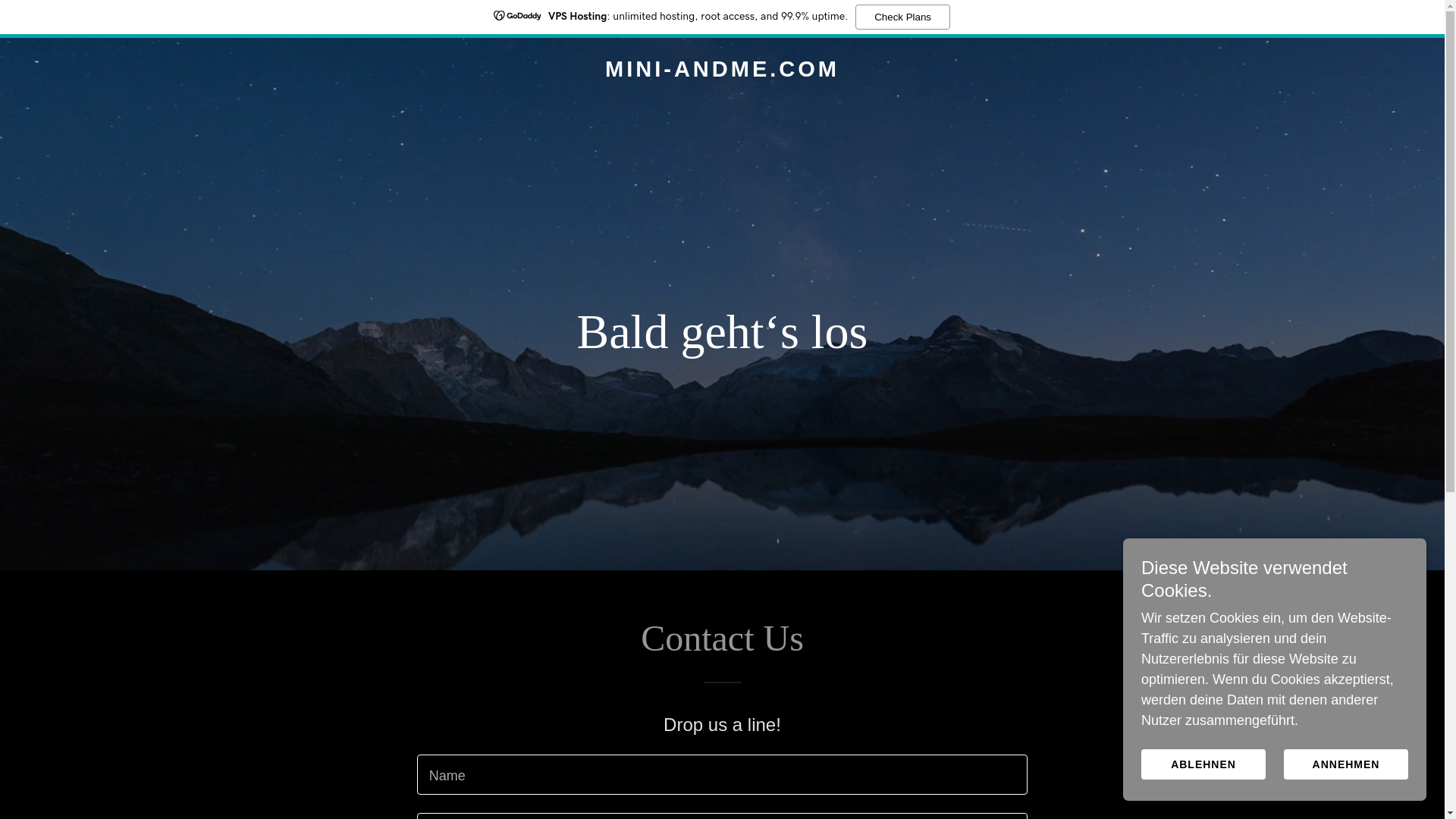 website screenshot of https://mini-andme.com/