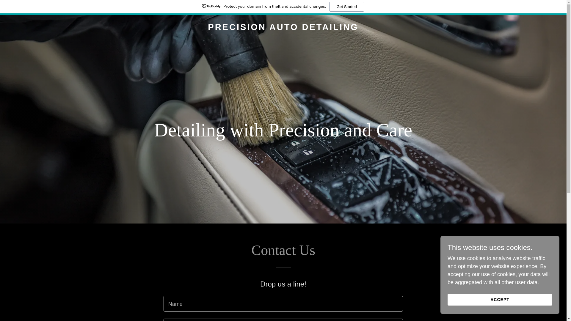 website screenshot of https://precisionauto.services/