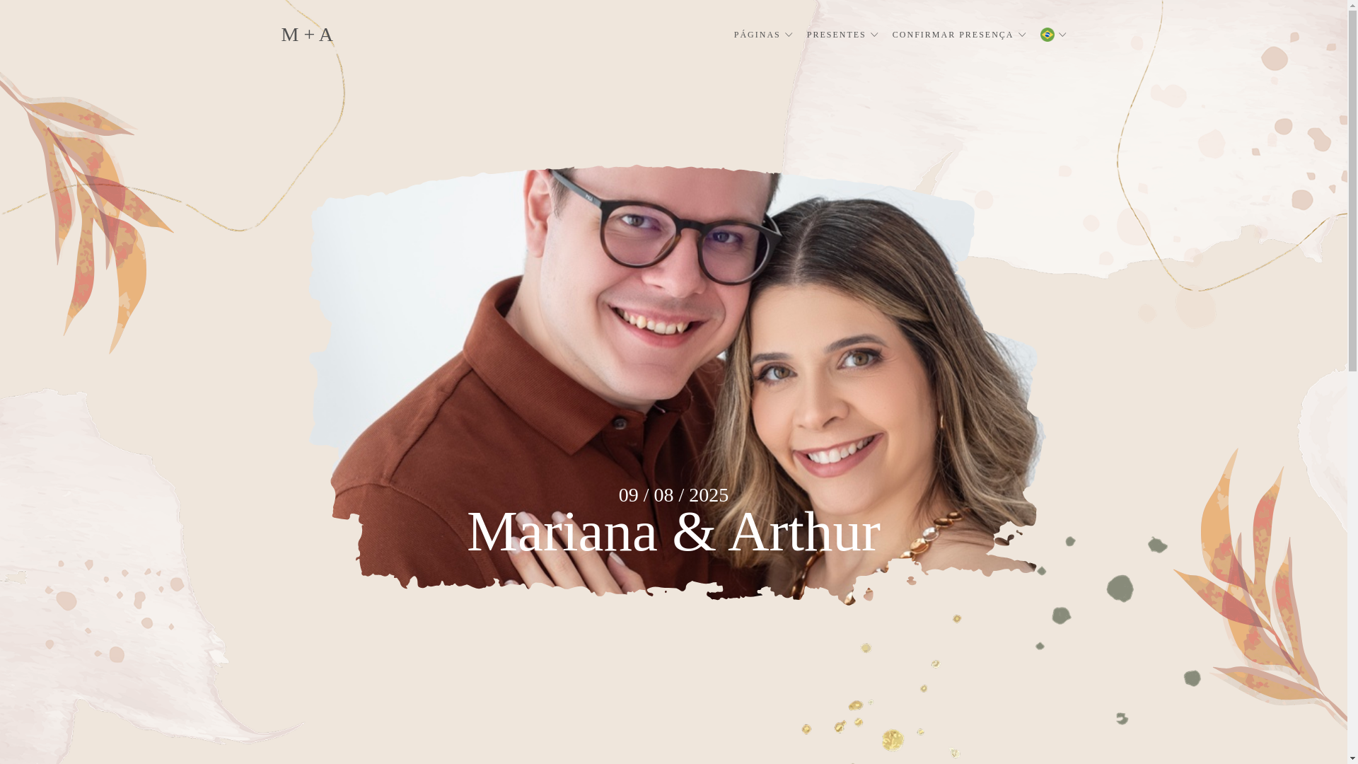 website screenshot of https://marianaarthur2025.com/