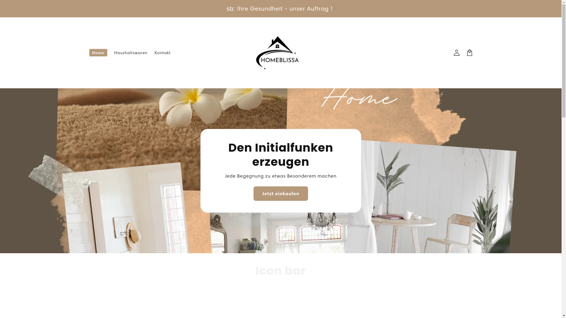 website screenshot of https://homeblissavip.com/