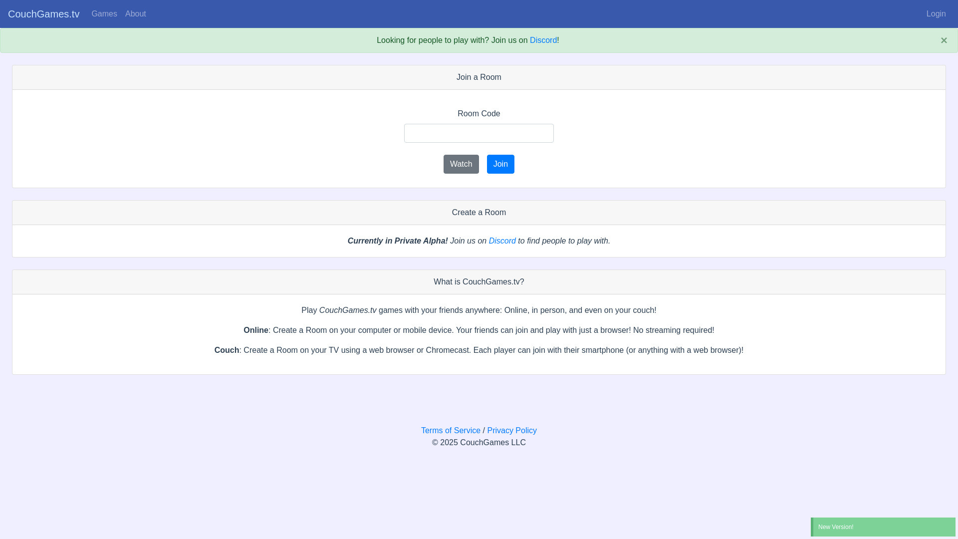 website screenshot of https://couchgames-vue.pages.dev/