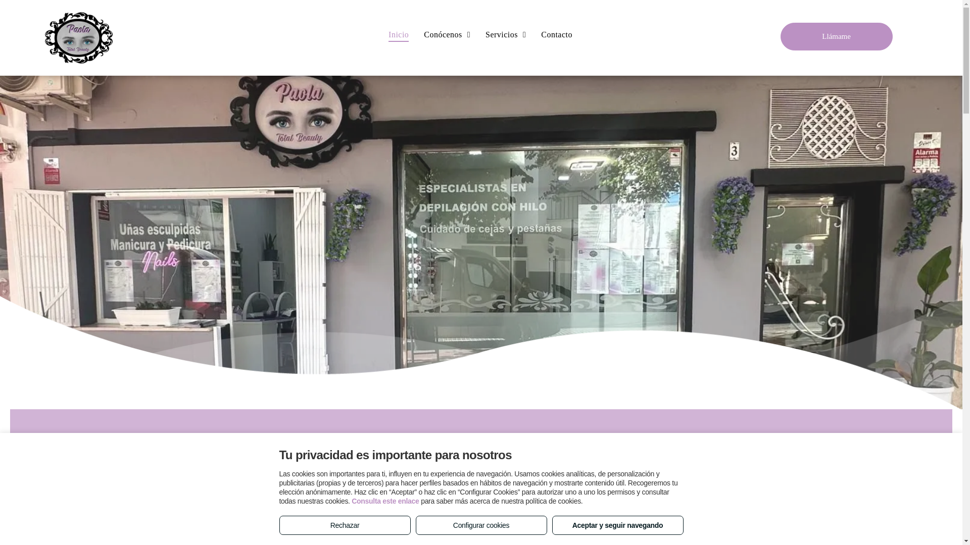 website screenshot of https://paolatotalbeauty.com/