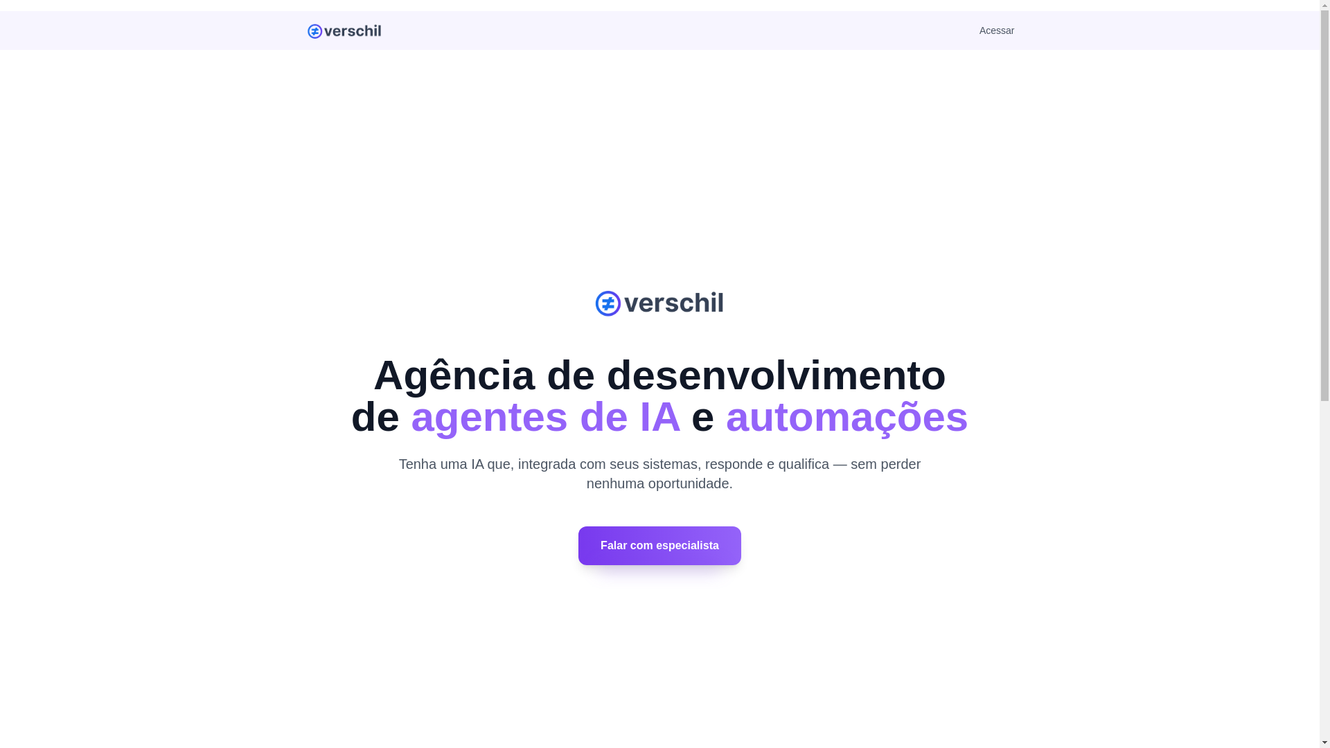website screenshot of https://verschil.com.br/