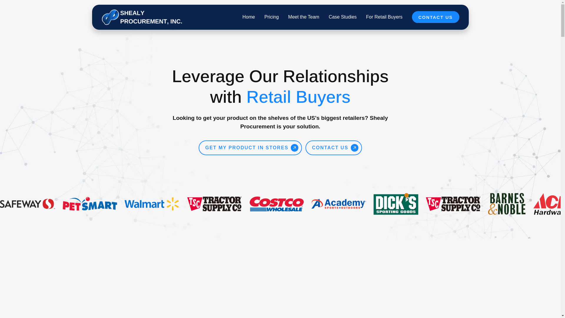 website screenshot of https://shealyprocure.com/