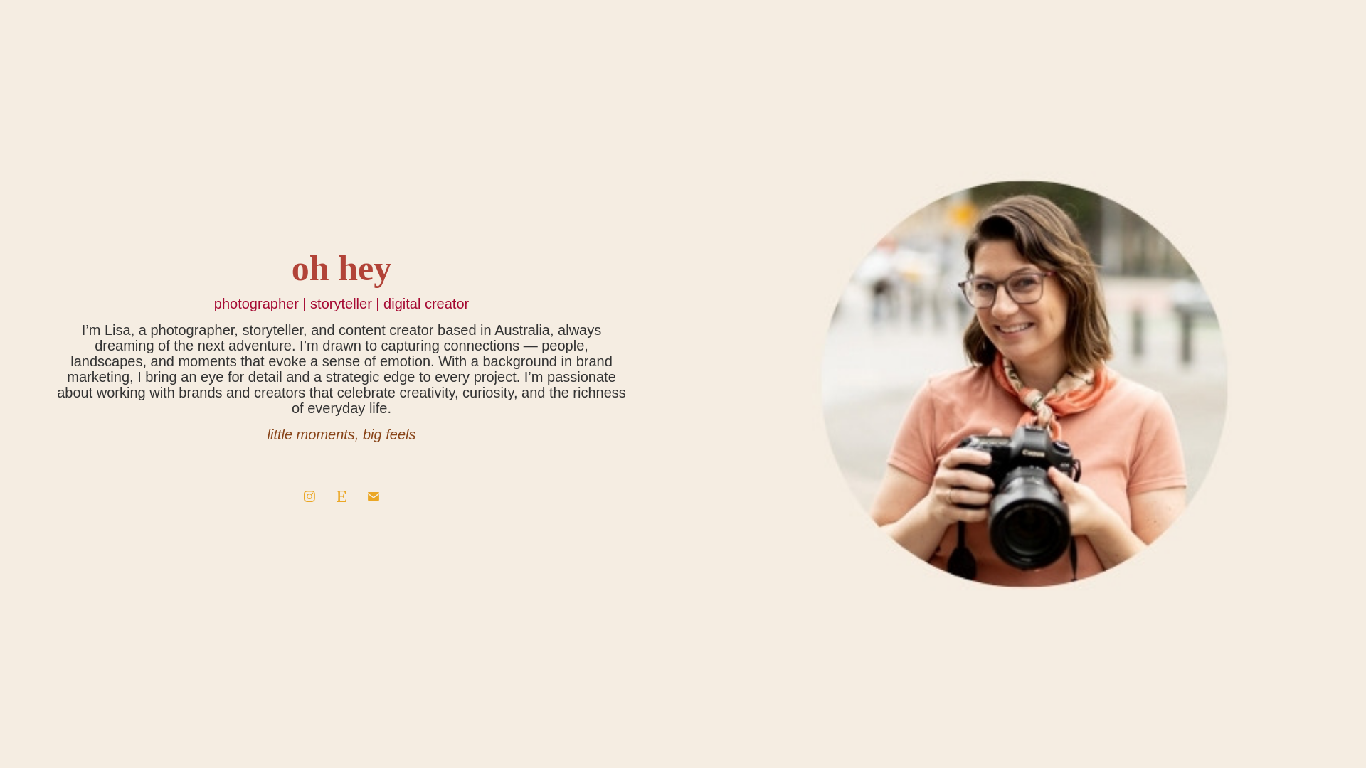 website screenshot of https://ohmymurrie.com/