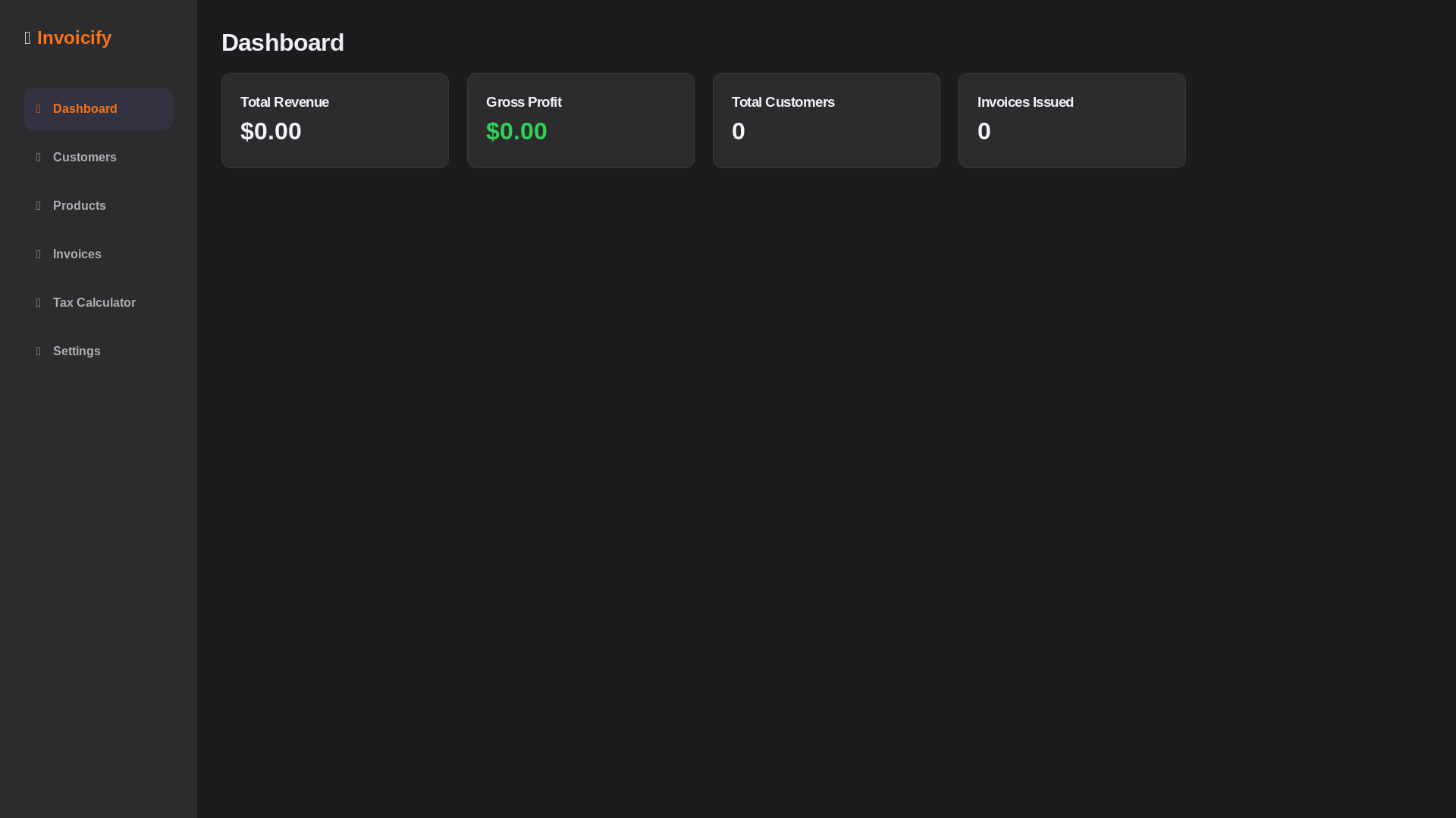 website screenshot of https://invoice-e0u.pages.dev/