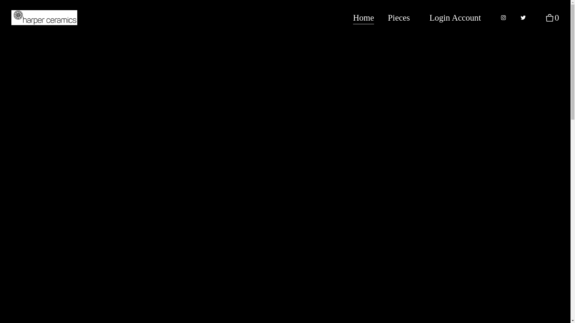 website screenshot of https://harperceramics.com/
