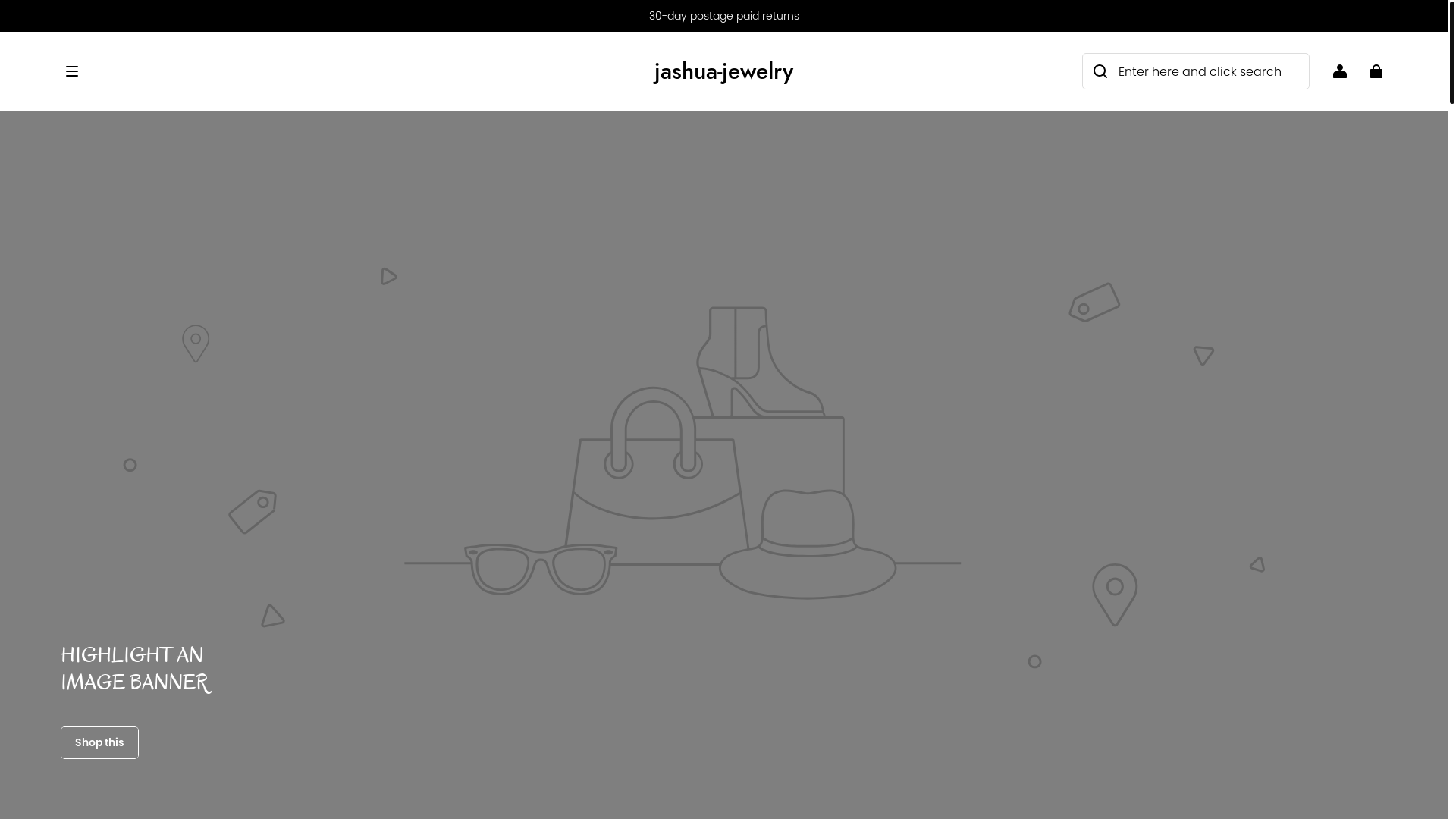 website screenshot of https://joshua-jewelry.com/