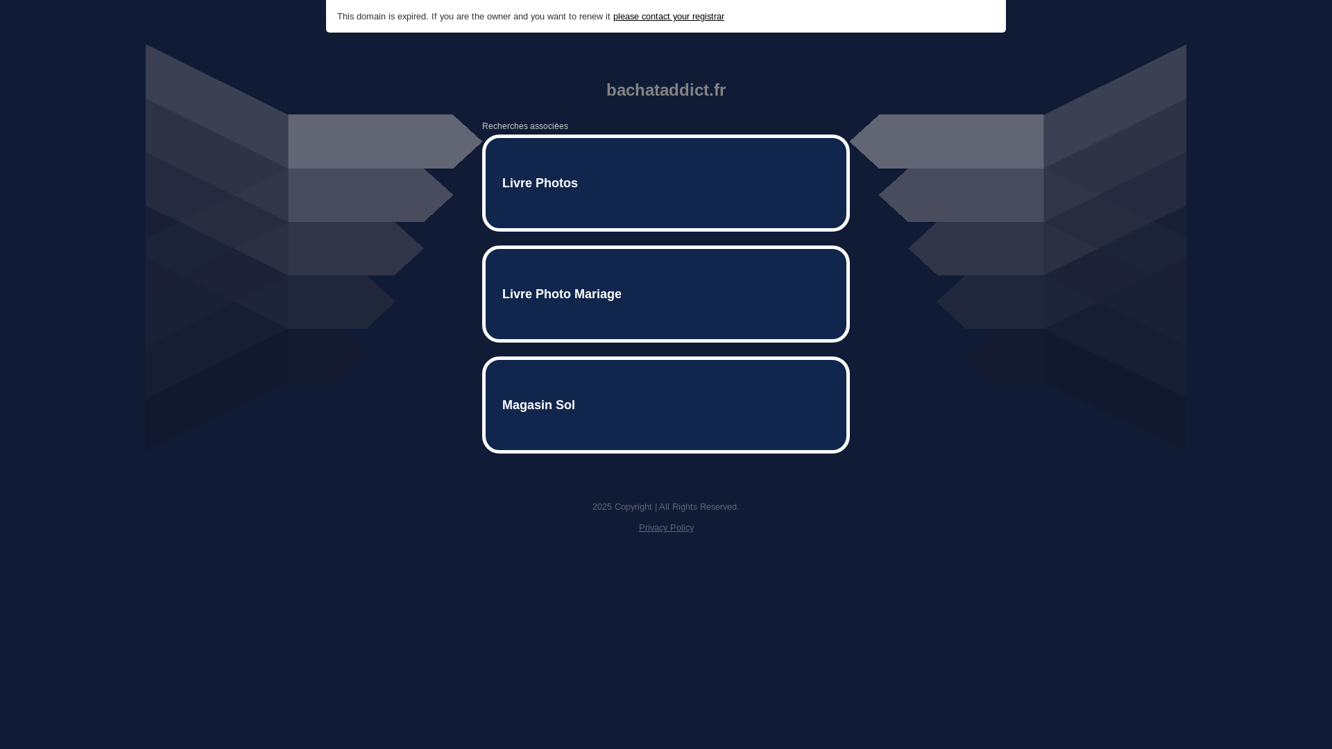 website screenshot of https://bachataddict.fr/