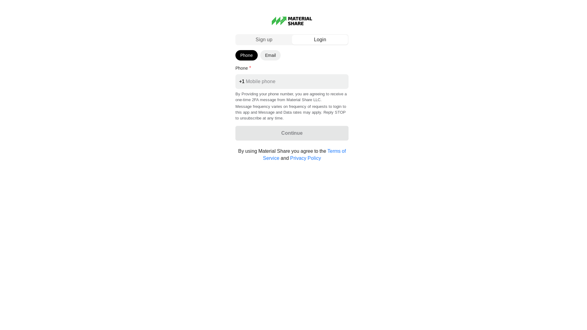 website screenshot of https://material-share-web-user-admin.pages.dev/