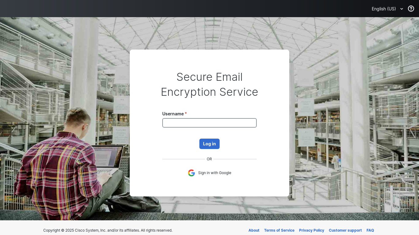 website screenshot of https://res.cisco.com/