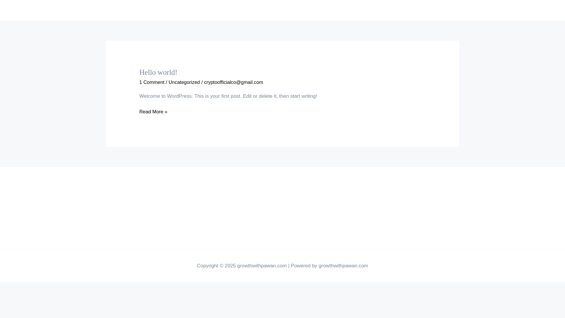 website screenshot of https://growthwithpawan.com/