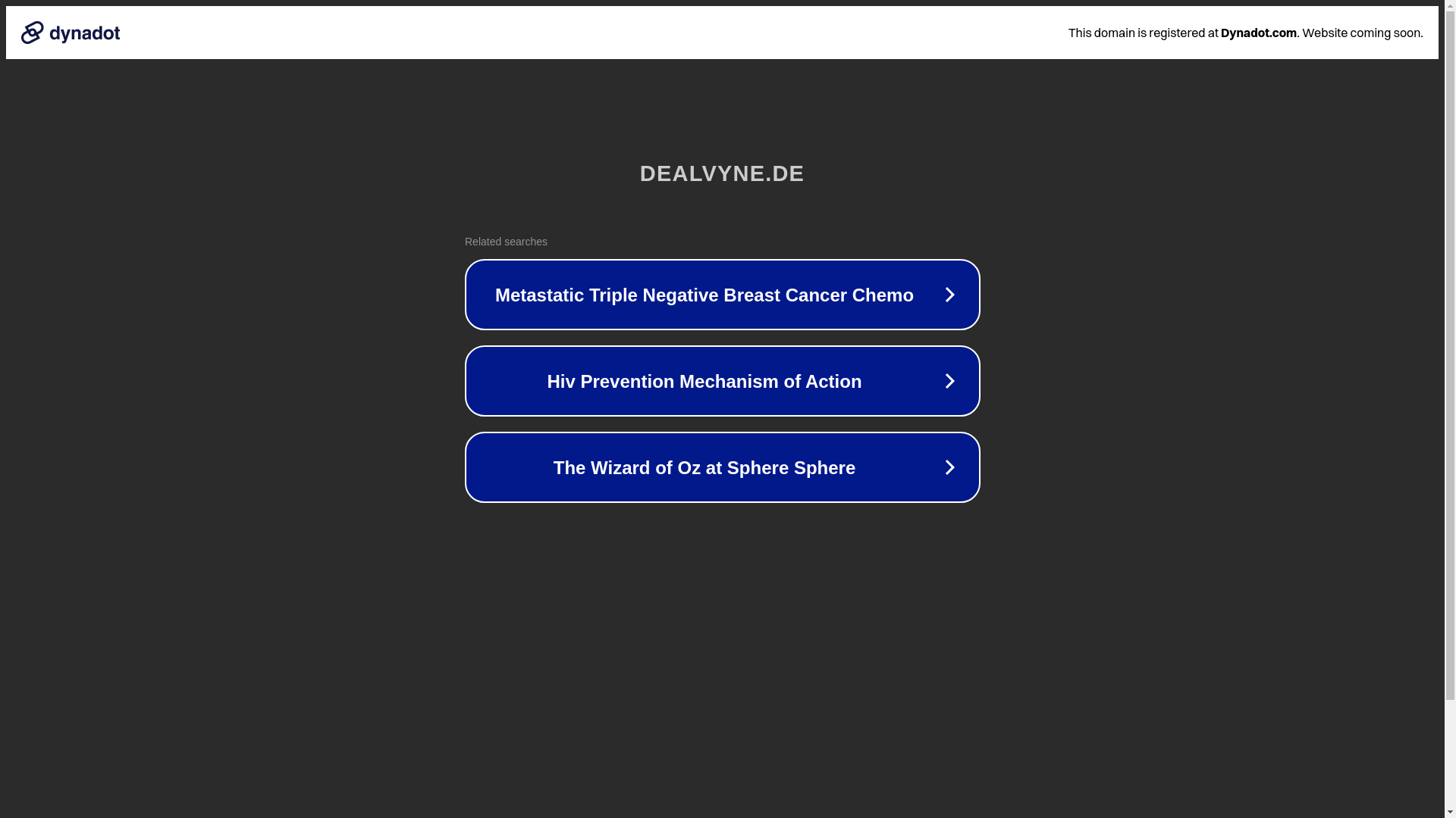 website screenshot of https://dealvyne.de/