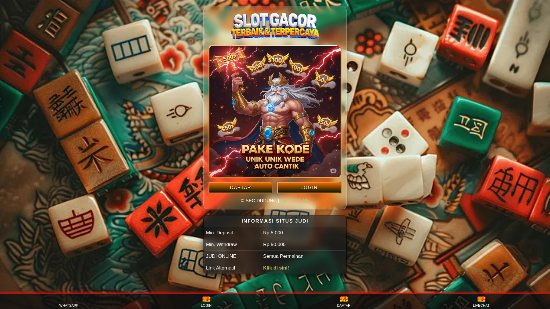 website screenshot of https://makanan-ceri.pages.dev/