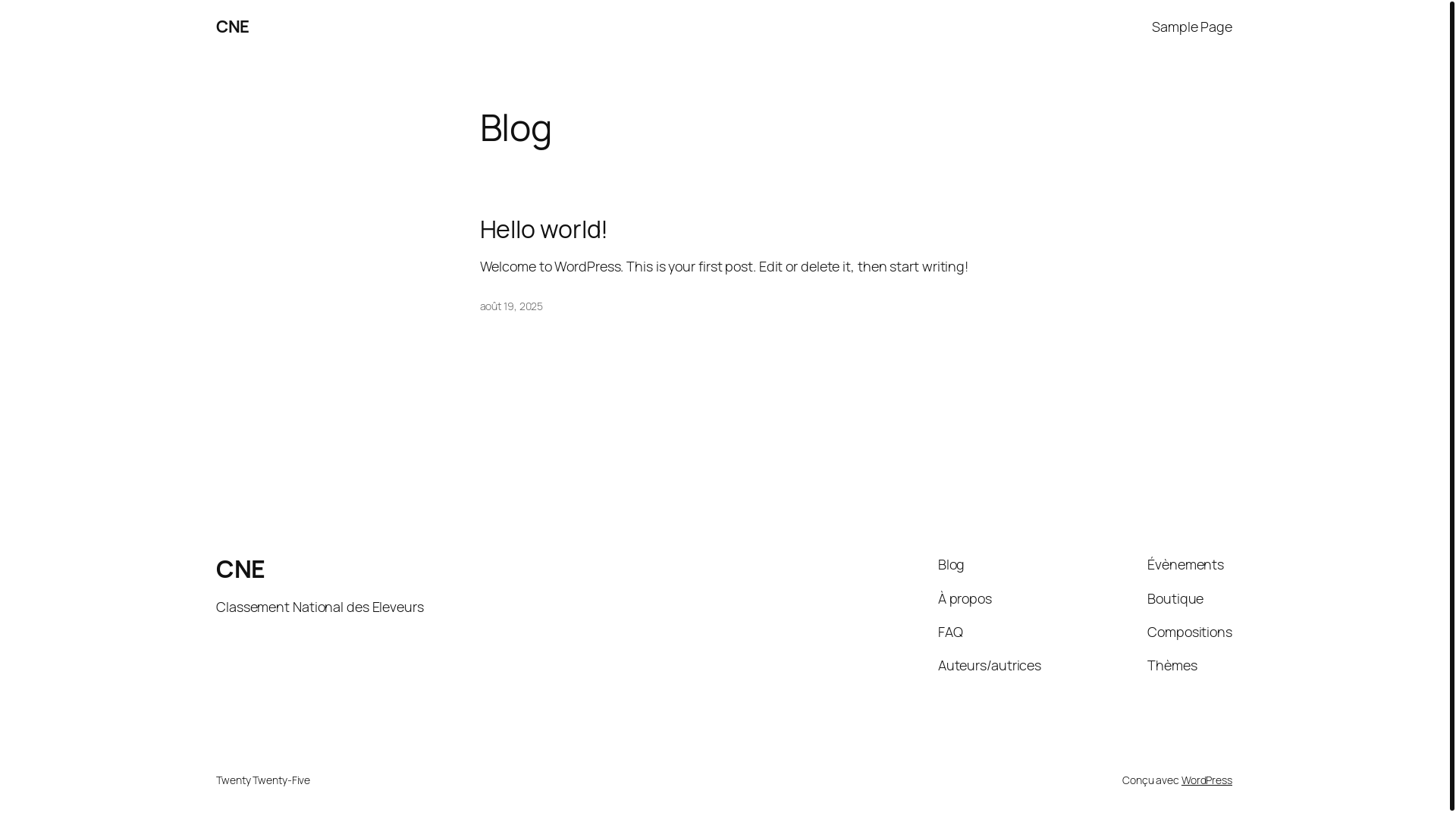 website screenshot of https://ffv-cne.fr/