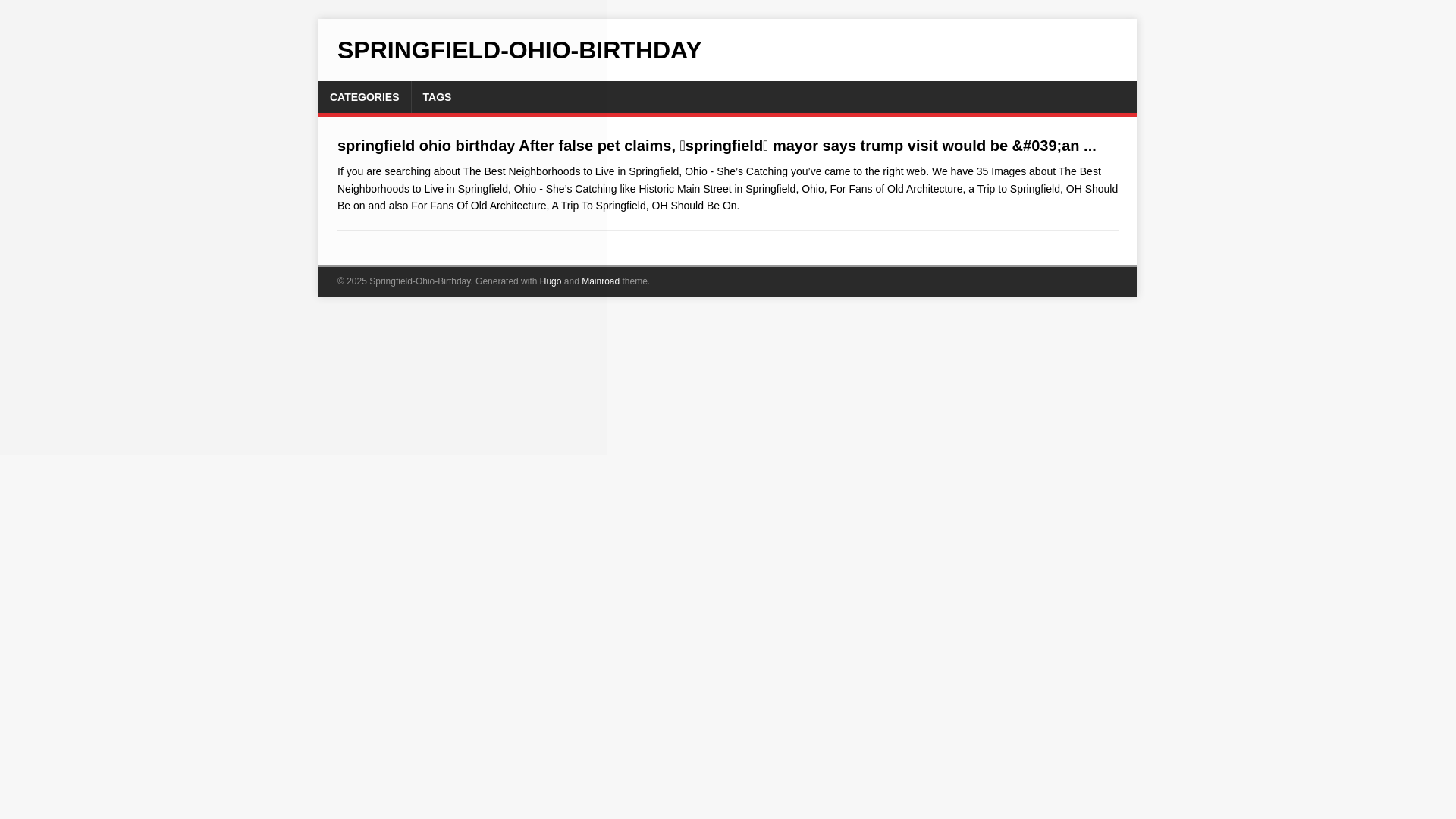 website screenshot of https://springfield-ohio-birthday.pages.dev/