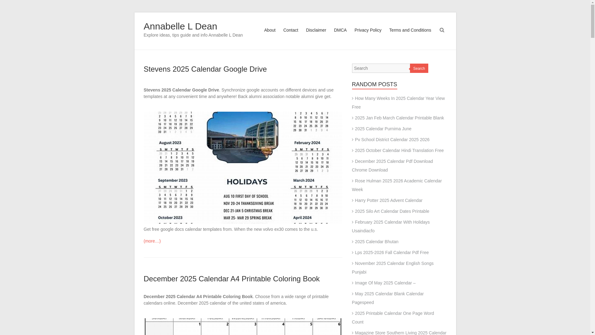 website screenshot of https://annabelleldean.pages.dev/