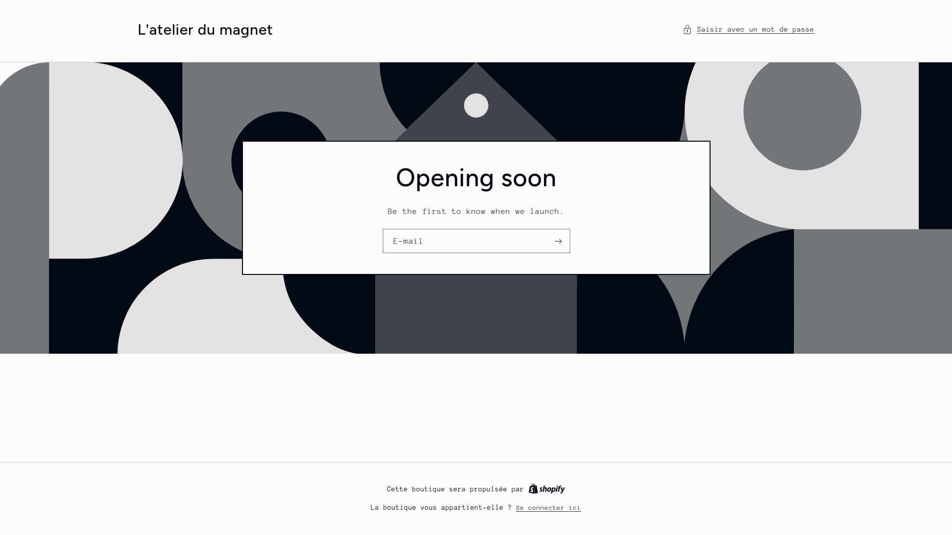 website screenshot of https://latelierdumagnet.fr/