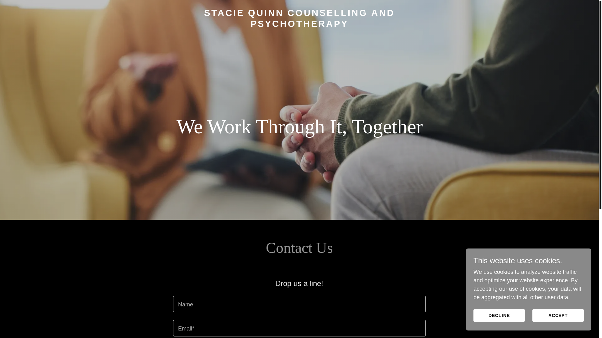 website screenshot of https://staciequinncounselling.com/