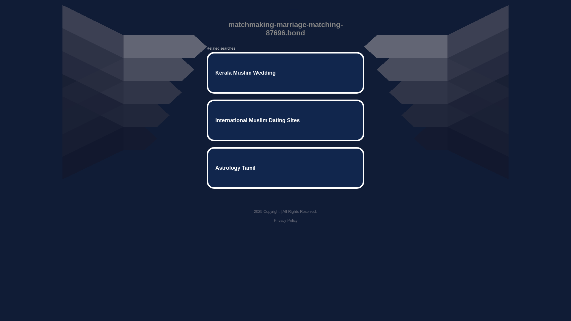 website screenshot of https://matchmaking-marriage-matching-87696.bond/