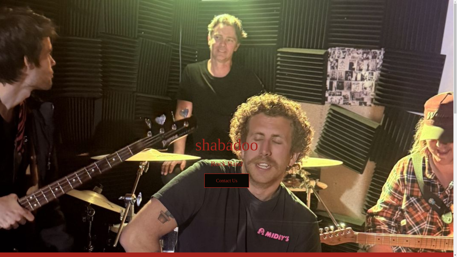 website screenshot of https://shabadooband.com/