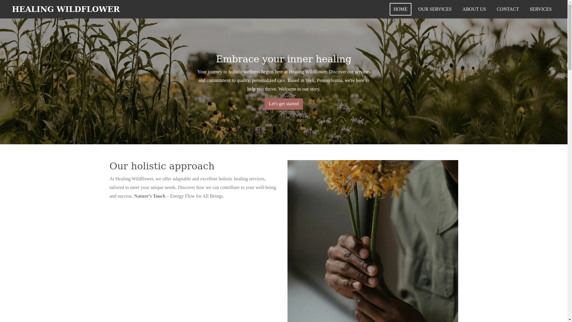 website screenshot of https://healing-wildflower.com/