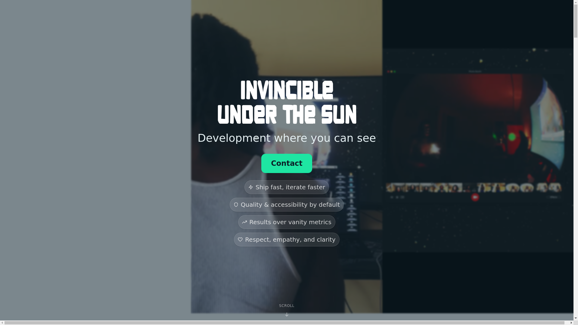 website screenshot of https://morgandev.studio/