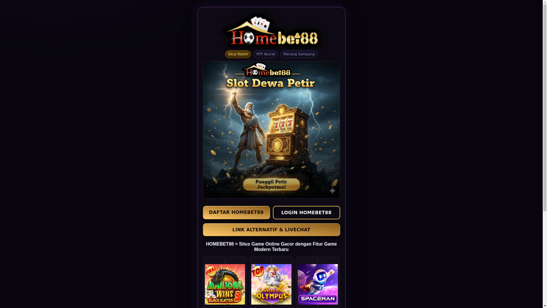 website screenshot of https://homebet88gacorwelites.pages.dev/