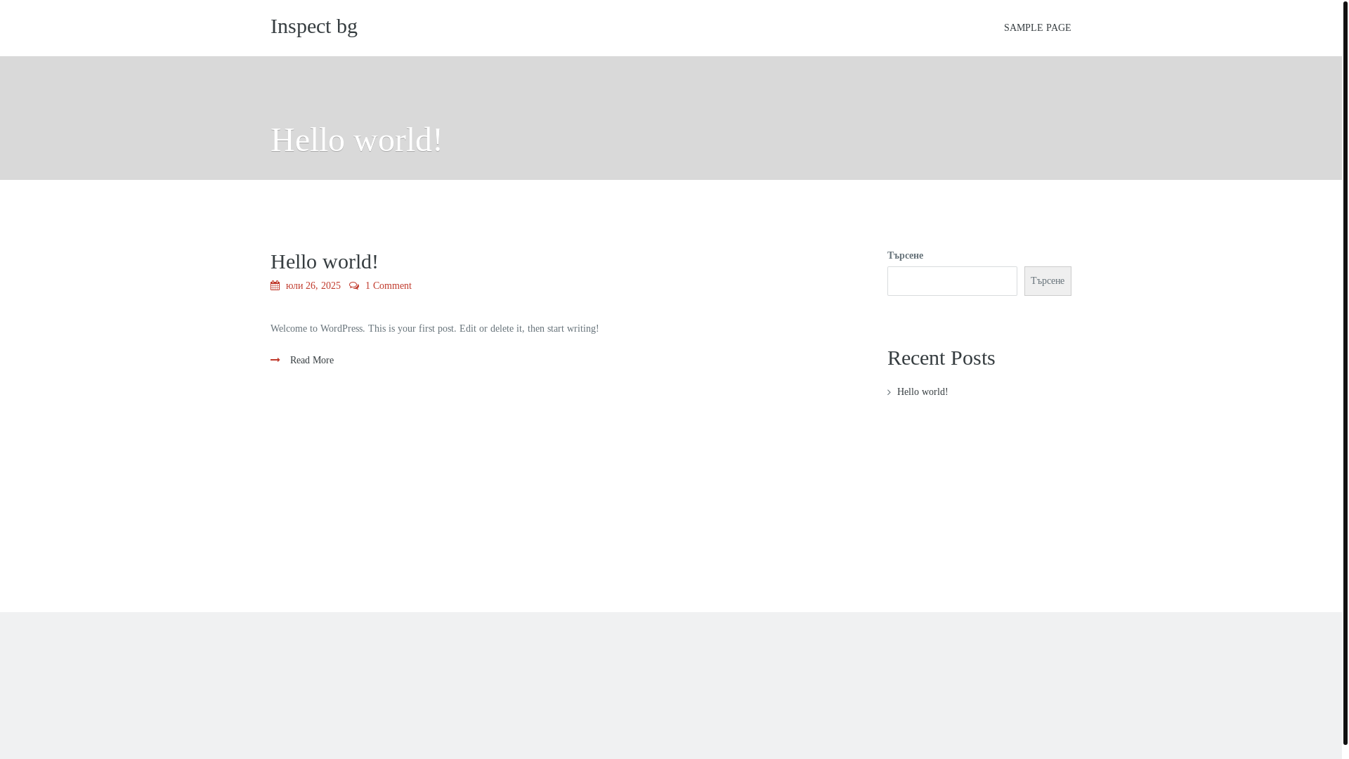 website screenshot of https://inspect-bg.com/