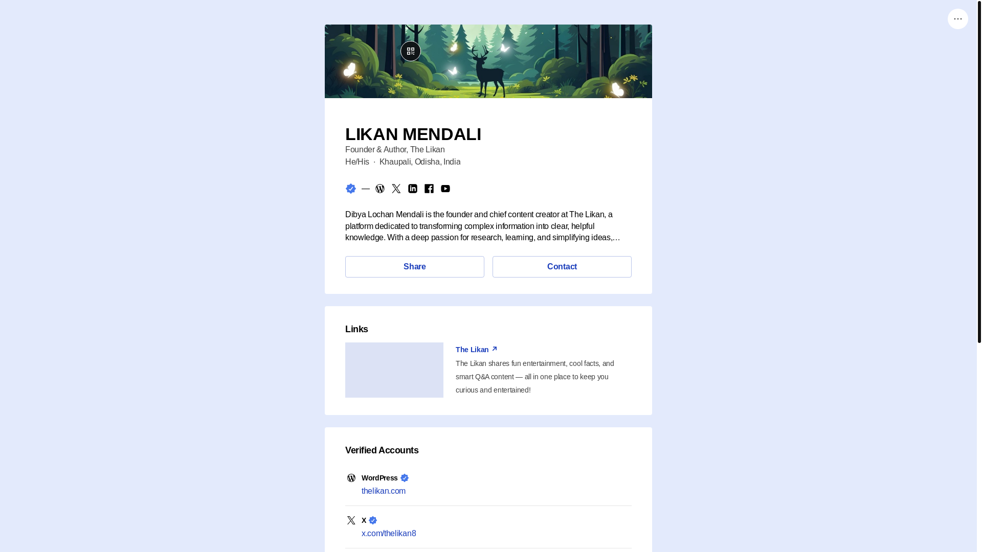 website screenshot of https://likanmendali.link/