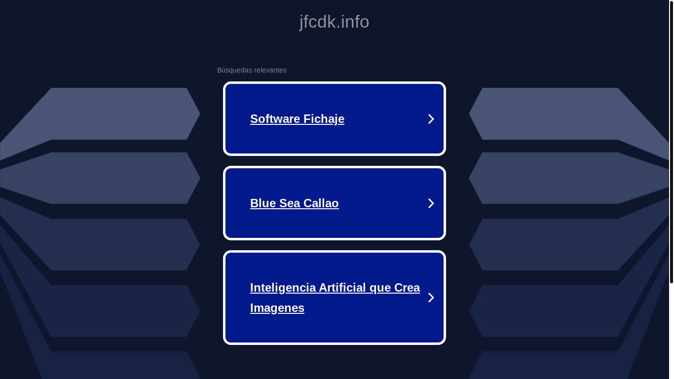website screenshot of https://jfcdk.info/