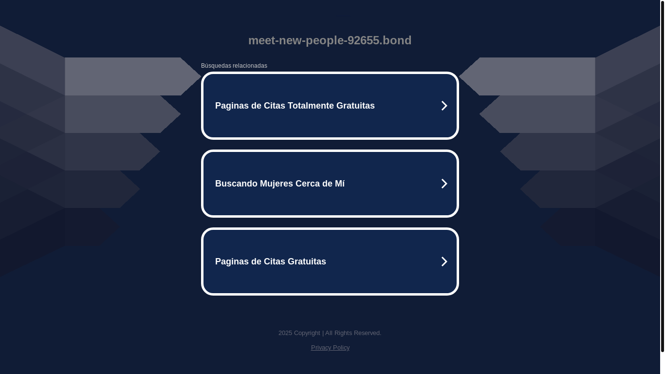 website screenshot of https://meet-new-people-92655.bond/