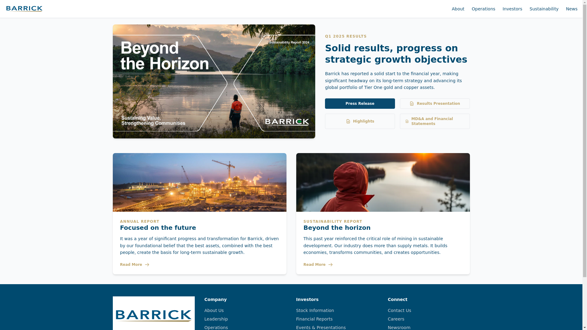 website screenshot of https://invest-barrick.site/