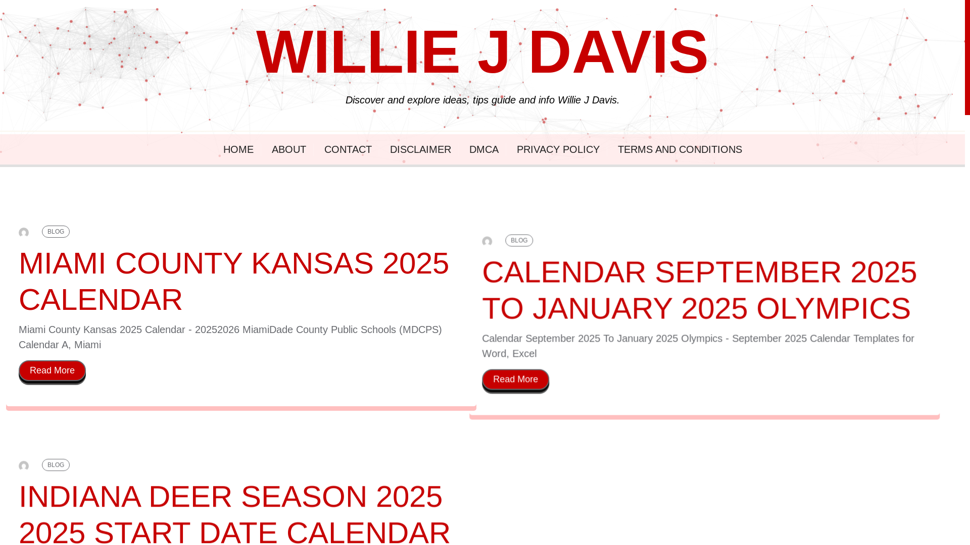website screenshot of https://williejdavisp.pages.dev/