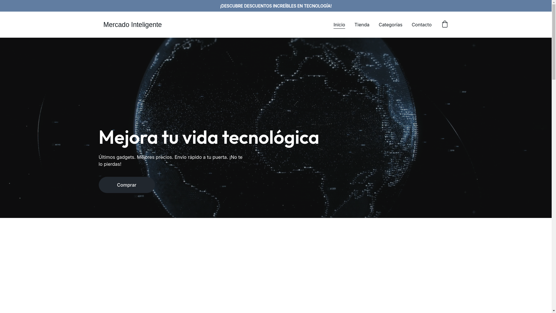 website screenshot of https://mercadointeligente.com.mx/