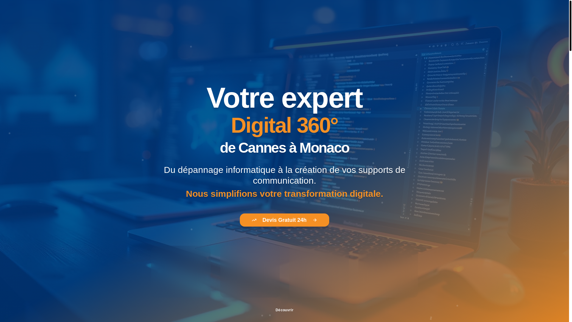 website screenshot of https://rivieradigitalservices.com/
