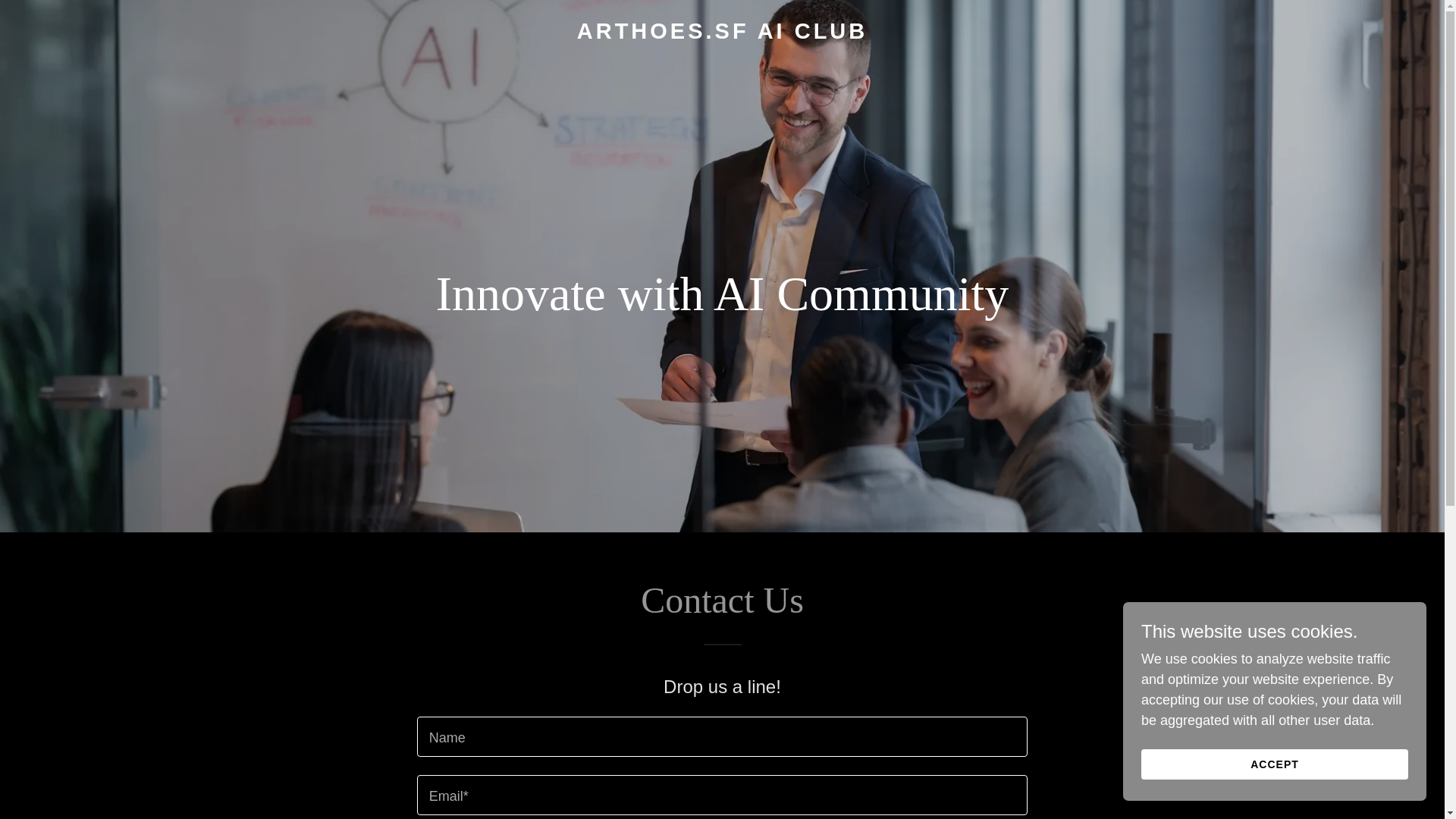 website screenshot of https://arthoes.ai/
