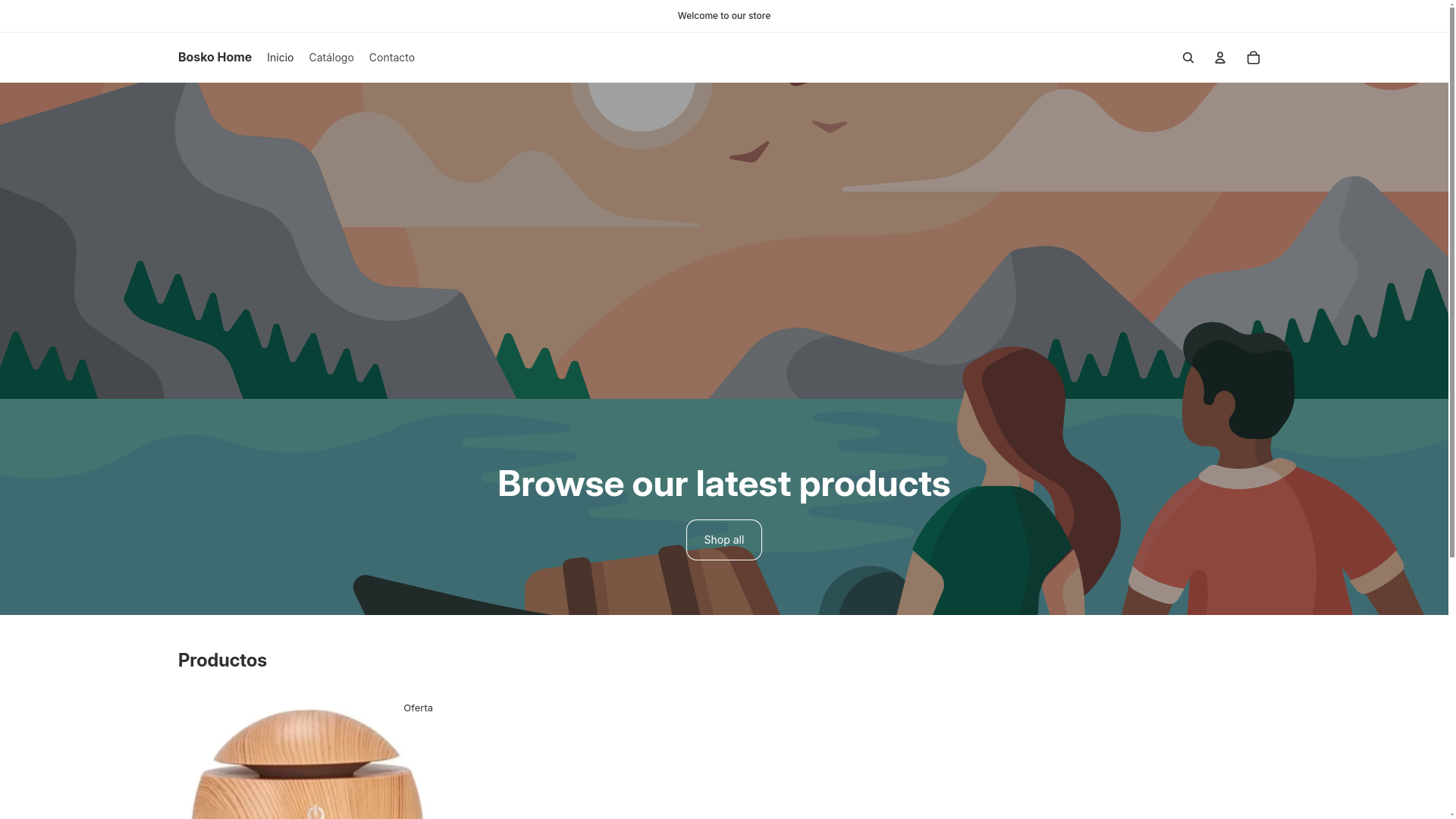 website screenshot of https://boskohometour.com/
