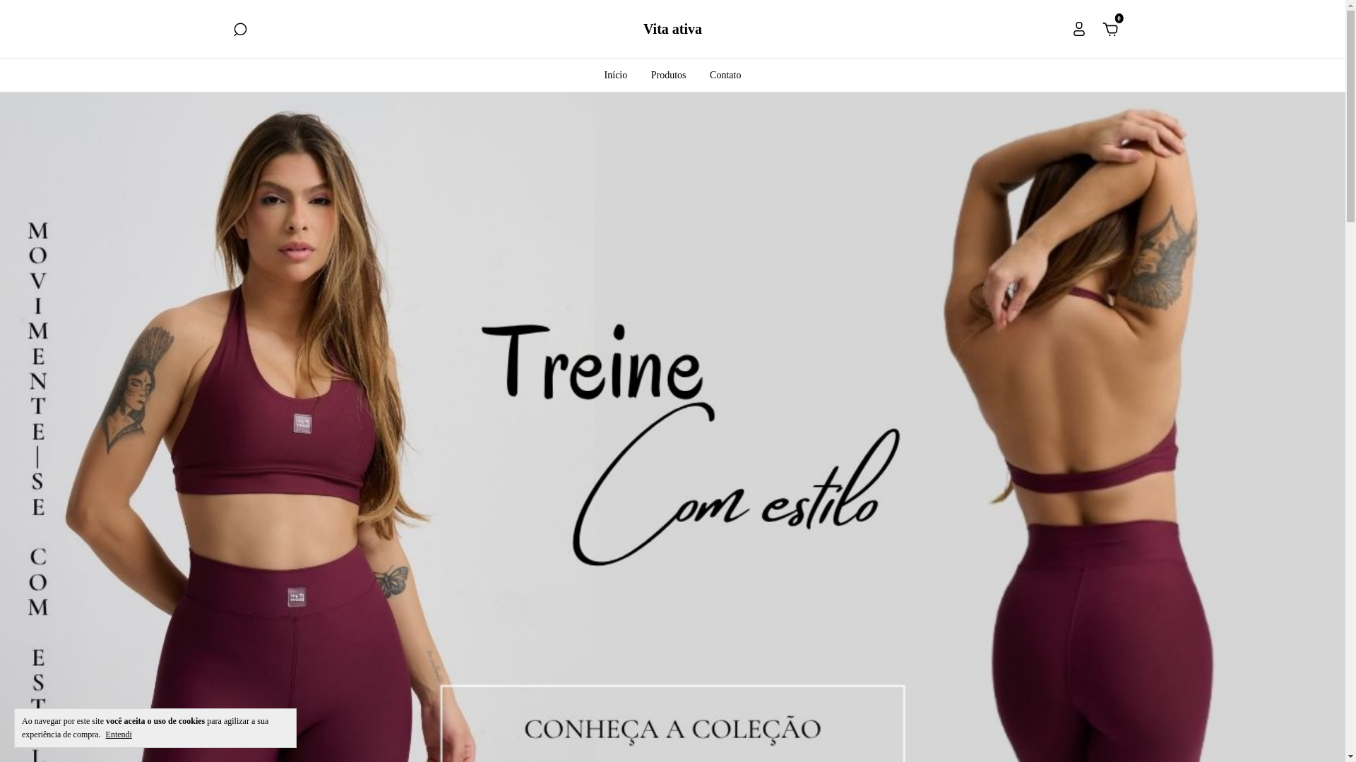website screenshot of https://vitaativafit.com.br/