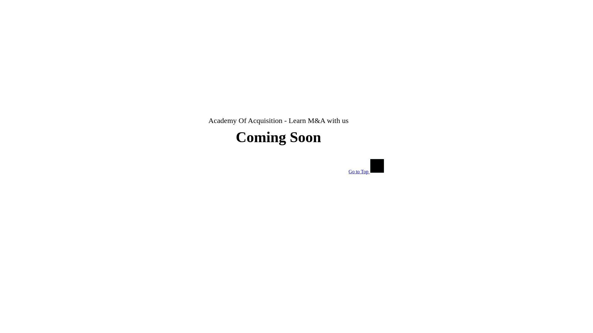 website screenshot of https://academyofacquisition.com/