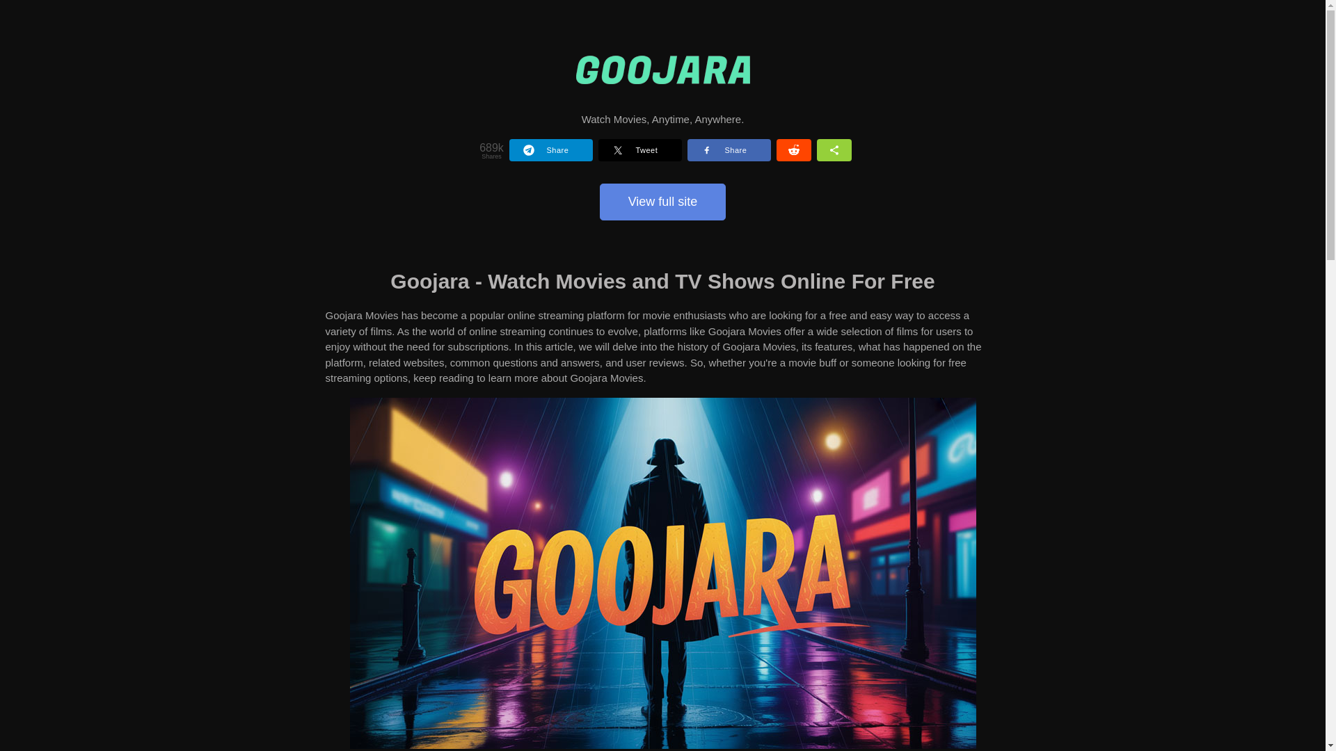 website screenshot of https://goojara-to.lat/