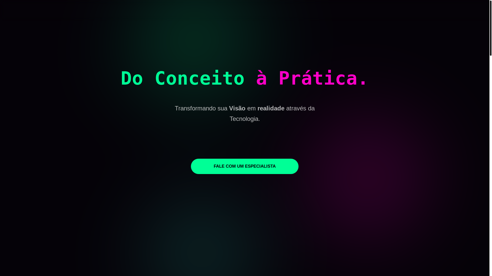 website screenshot of https://spektral.com.br/
