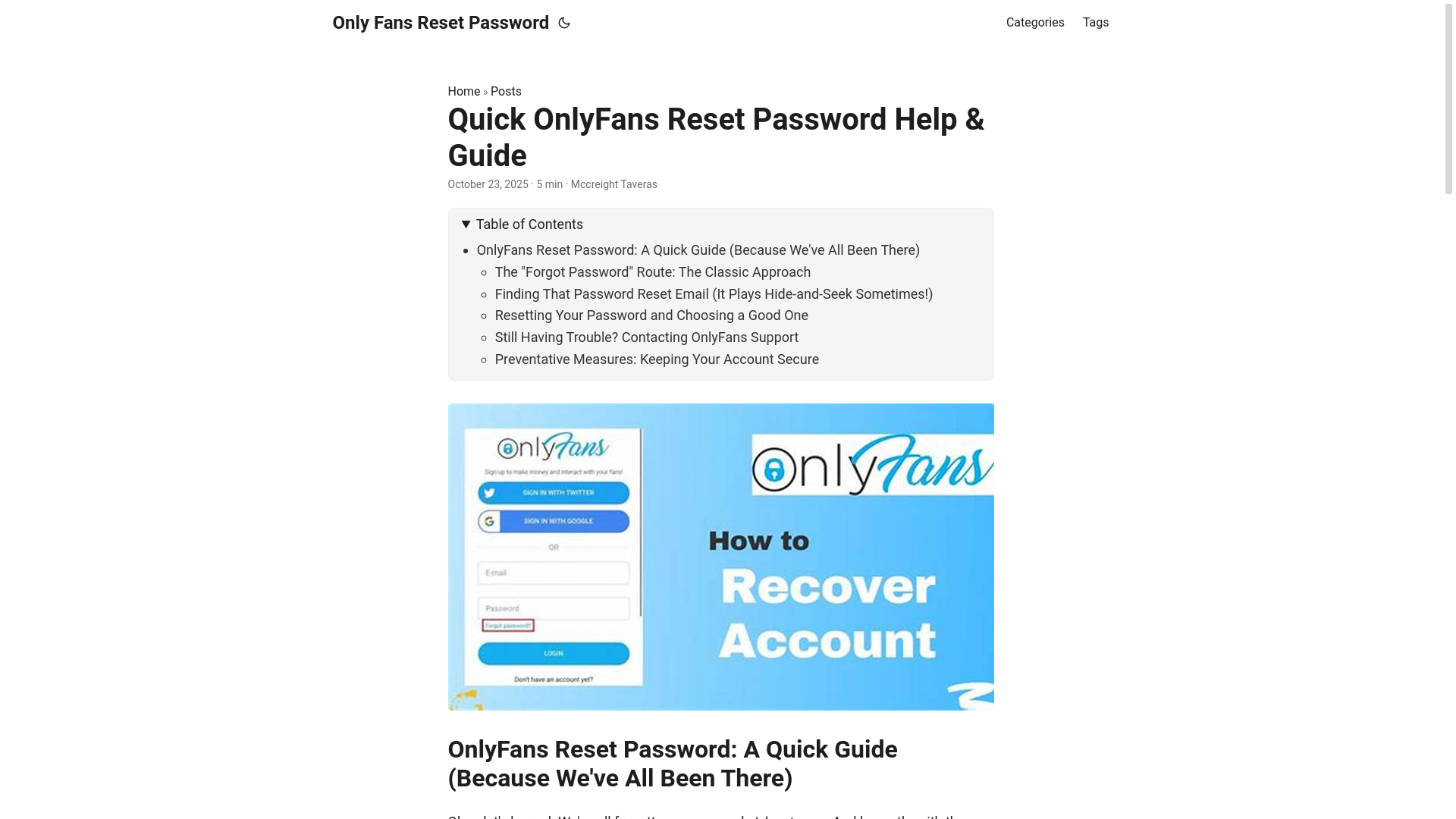 website screenshot of https://only-fans-reset-password.pages.dev/